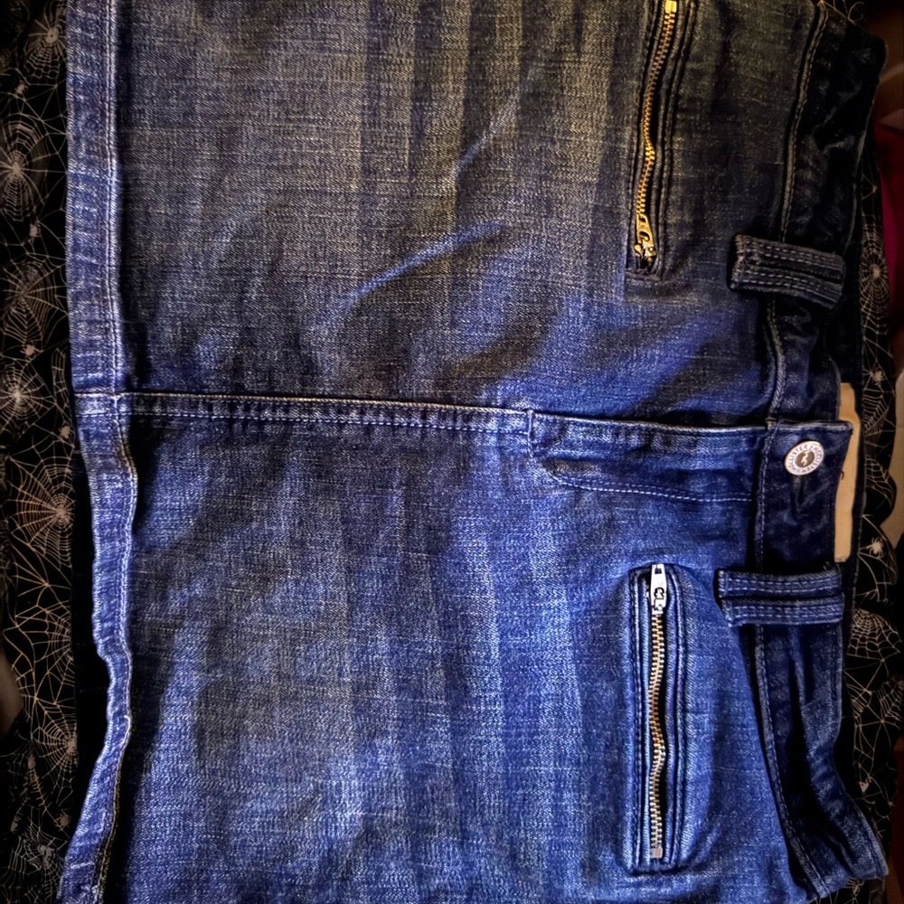 Men's Blue Denim Skirt